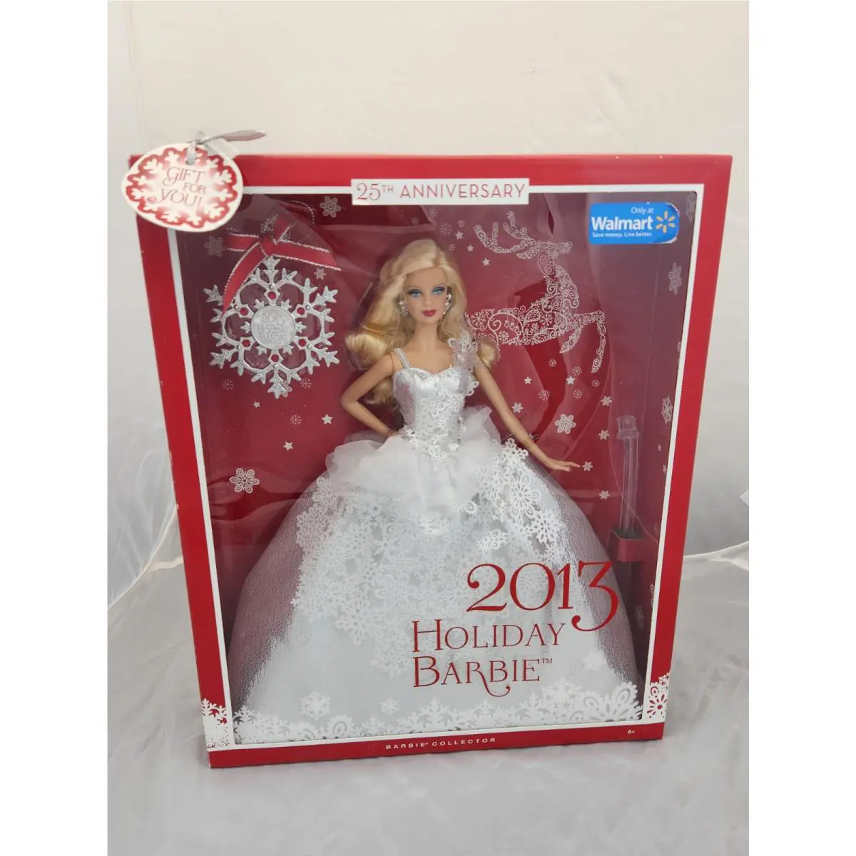 2013 Holiday Barbie Doll 25th Anniversary Mattel X9195 Nrfb