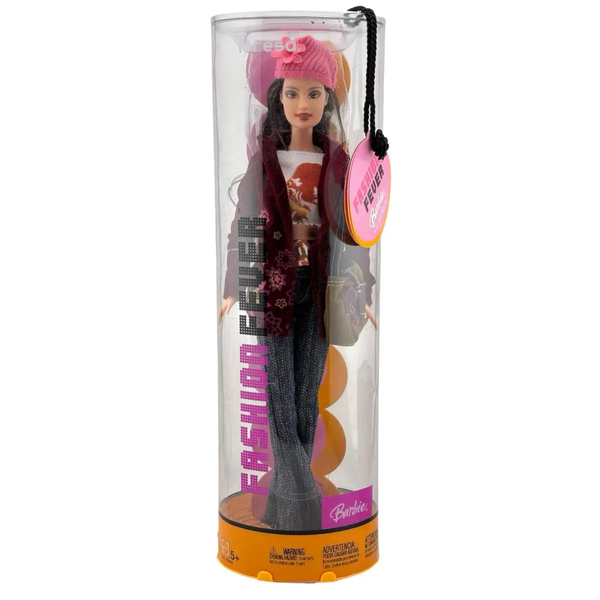 Vintage 2004 Barbie Fashion Fever Teresa Mattel Doll H0667 H0644
