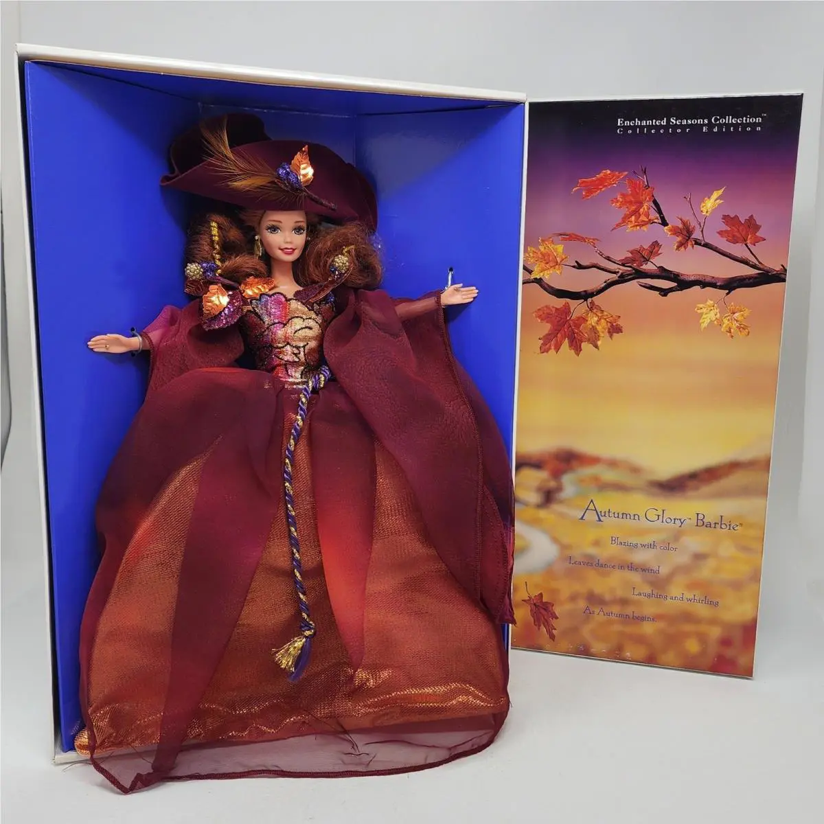 1995 Mattel Autumn Glory Barbie Doll Enchanted Seasons Collection