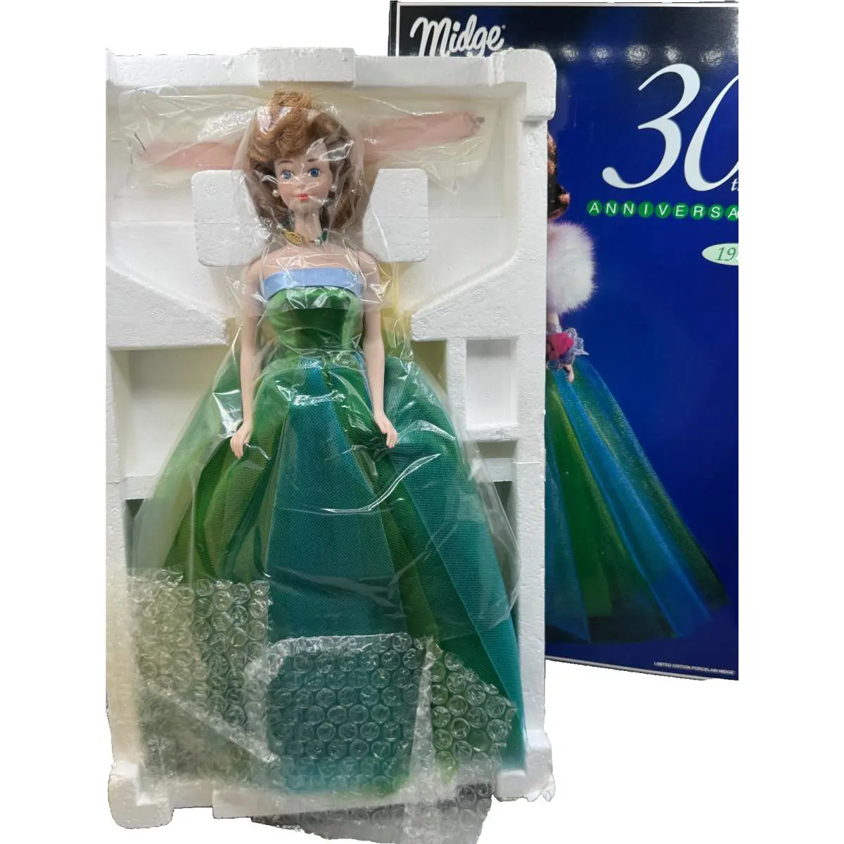 BK Barbie Doll 1992 30TH Anniversary Midge Porcelain 3415