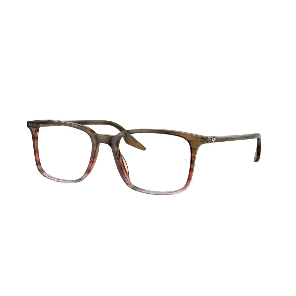 Ray-ban Optical RX 5421 Striped Brown Gradient Red 8251 Eyeglasses