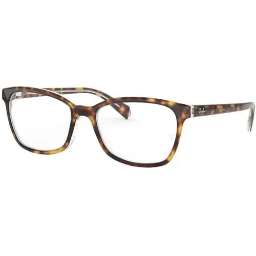 Ray-ban Optical RX 5362 Havana on Transparent 5082 Eyeglasses