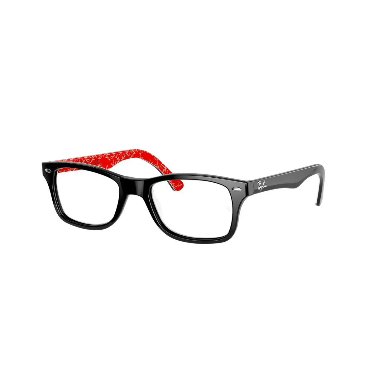 Ray-ban Optical RX 5228 Black on Texture Red 2479 Eyeglasses