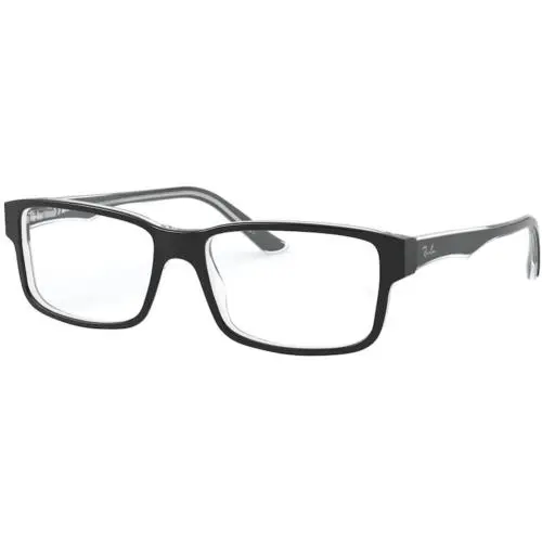 Ray-ban Optical RX 5245 Black on Transparent 2034 Eyeglasses