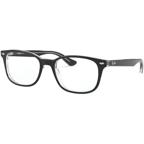 Ray-ban Optical RX 5375 Black on Transparent 2034 Eyeglasses