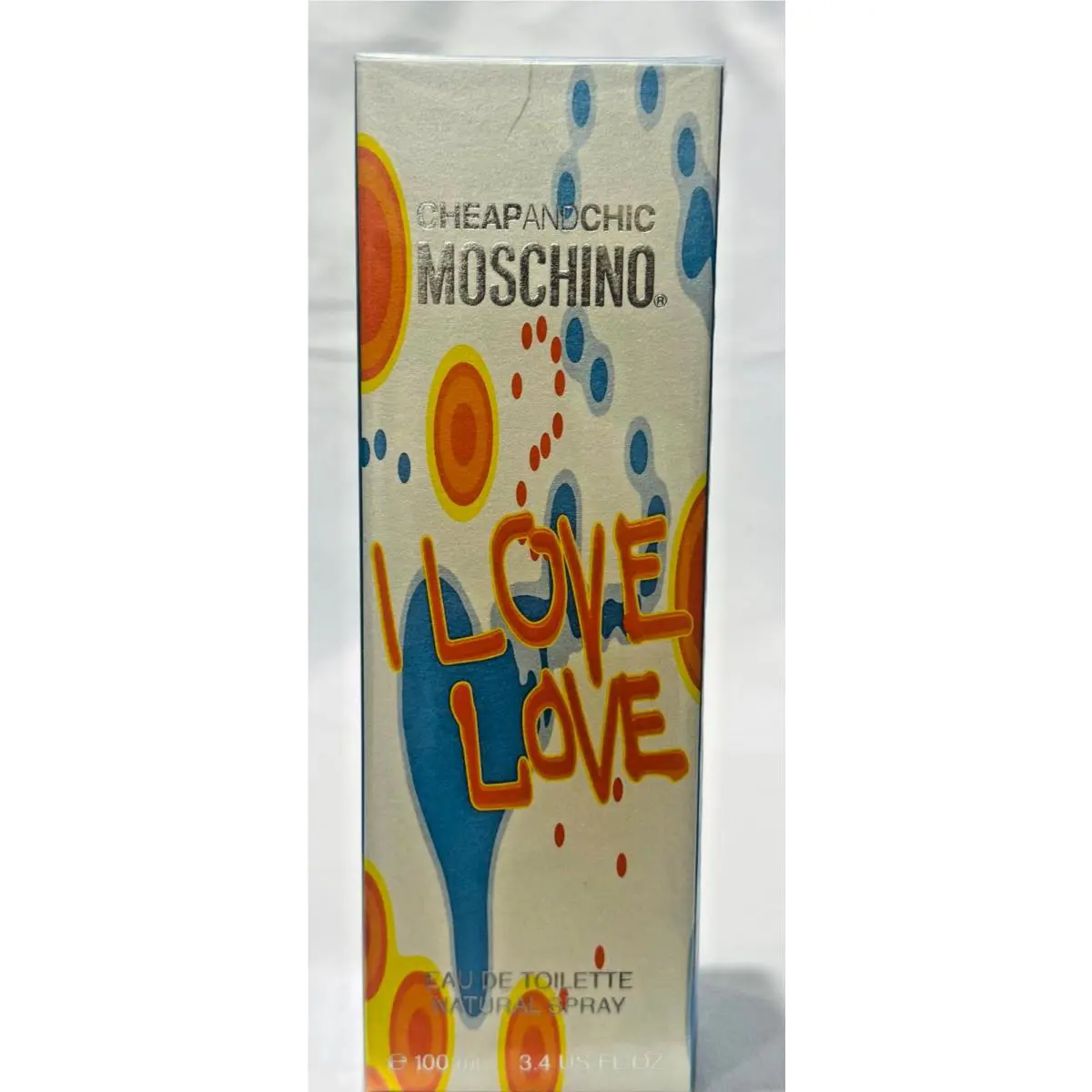 Moschino I Love Love Edt 3.4 oz / 100 ml Vintage Box Italy