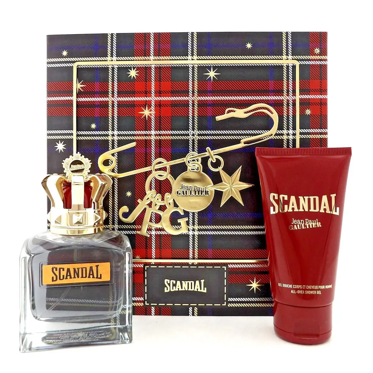 Scandal by Jean Paul Gaultier 3.4oz Edt Spray + 2.5oz Shower Gel. Men`s Set