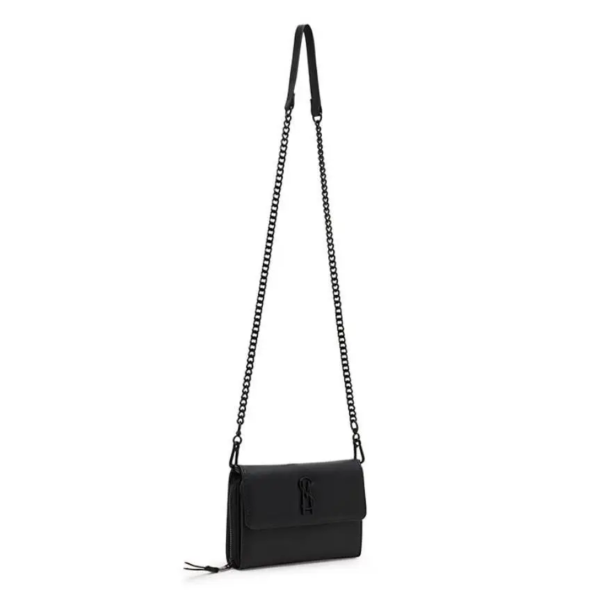 Steve Madden Bcarina Faux-leather Phone Crossbody Bag Wallet - Black