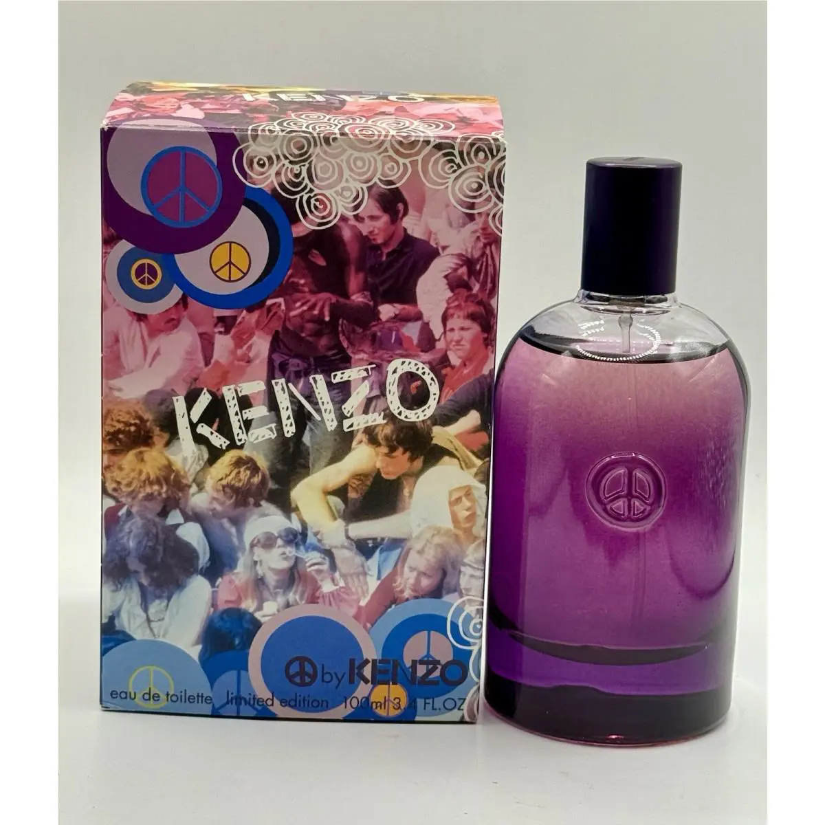 Kenzo Peace Love For Women Men 3.4 oz Edt Limited Edition Unisex