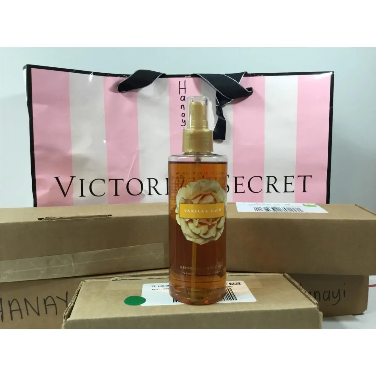 Victoria`s Secret Vanilla Lace Fragrance Mist 8.4 OZ Full Size - Vintage
