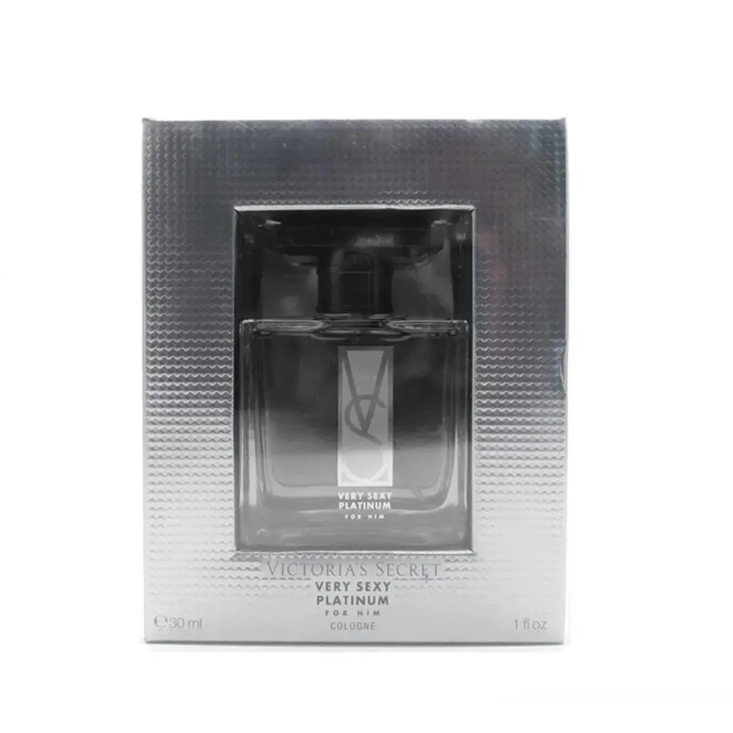 Victoria`s Secret Very Sexy Platinum For Him 1 oz /30 ml Cologne Rare Gift Box