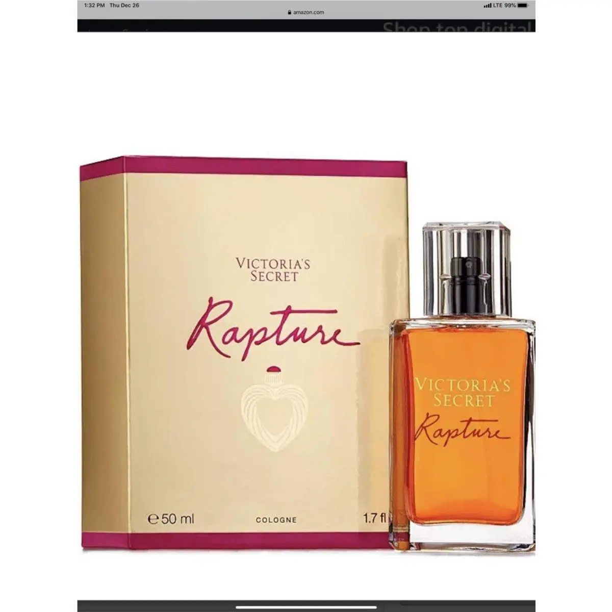 Victoria`s Secret - Rapture Cologne - 1.7 fl oz - 2 Bottles - Sealed