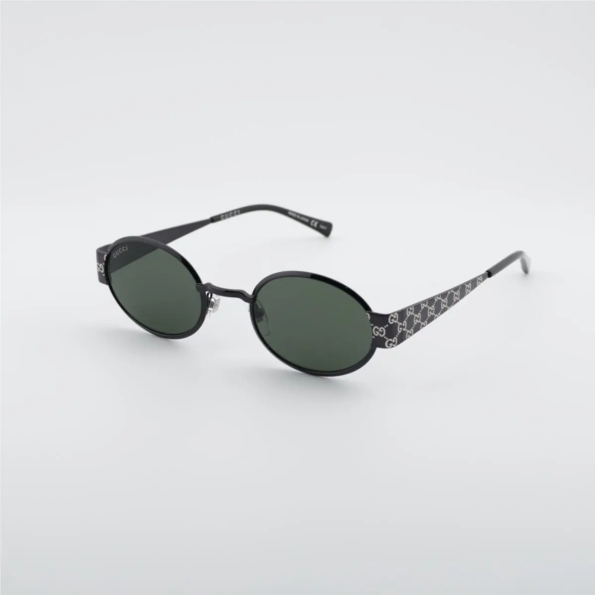 Gucci GG1854S 001 Shiny Dark Ruthenium with GG Pathern/grey 51-23-145