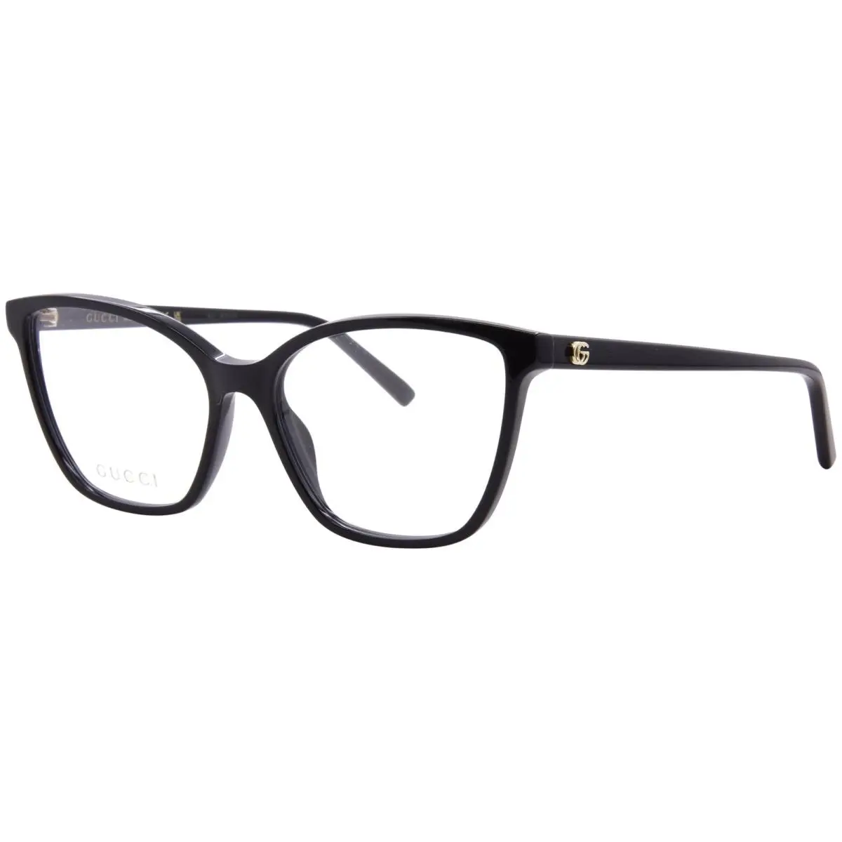 Gucci GG1995O 005 Eyeglasses Women`s Black Full Rim Square Shape 56mm