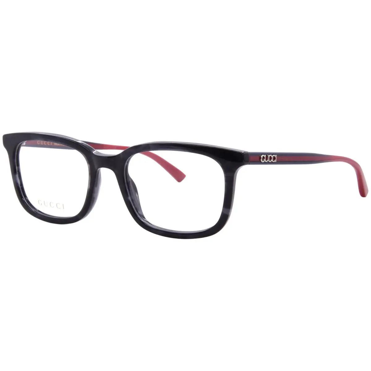 Gucci GG1928O 004 Eyeglasses Men`s Havana/blue Full Rim Rectangle Shape 53mm