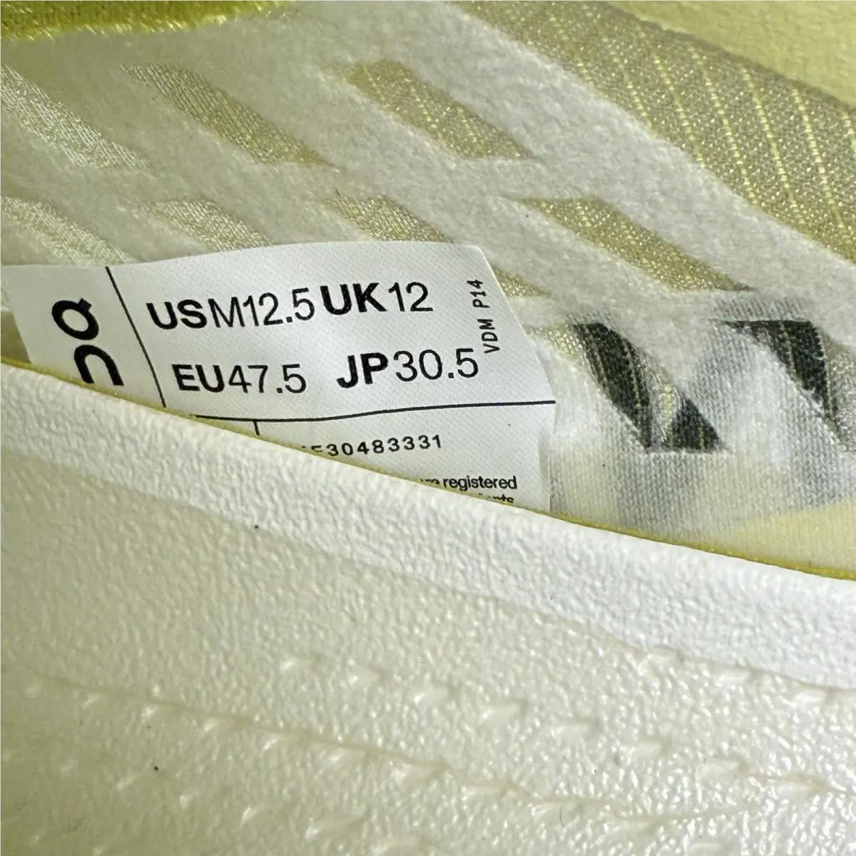 On-Running shoes - Cloudboom Strike - Cloudboom Strike - 3ME30483331 - Limelight / Wolf (Yellow / Gray / Black) 7