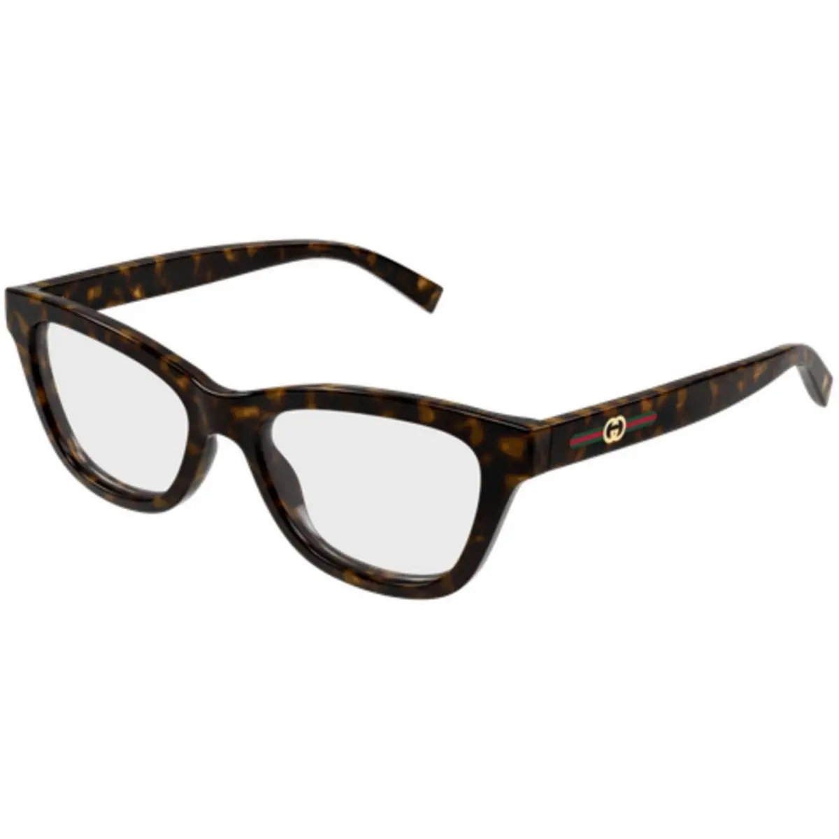 GG 1983 O-002 Havana / Transparent 002 Size 52 Eyeglasses by Gucci