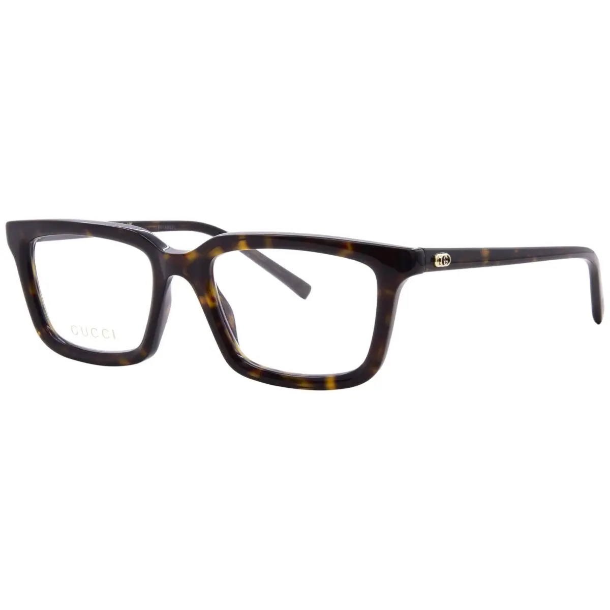 Gucci GG1947O 006 Eyeglasses Men`s Havana Full Rim Square Shape 53mm