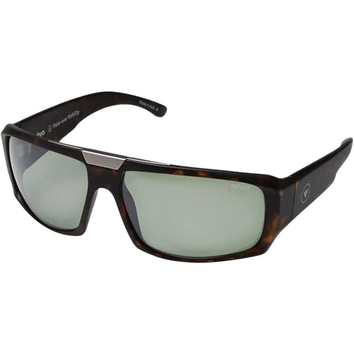 Adult Apollo Polarized Matte Tortoise/green One Size Sunglasses by Revo
