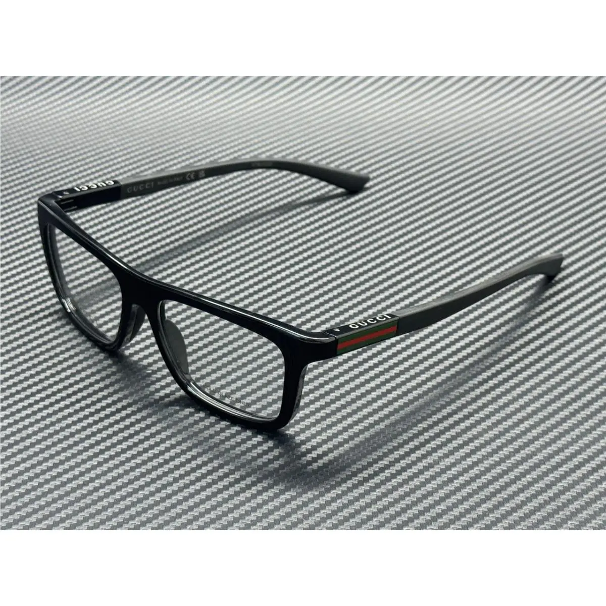 Gucci GG1737O 001 Black Men`s 54 mm Large Eyeglasses