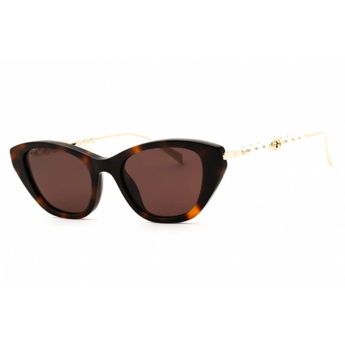 GG1968S 003 Havana/gold/brown 50-50-140 Sunglasses by Gucci