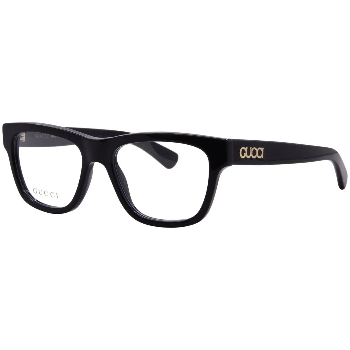 Gucci GG1795O 001 Eyeglasses Men`s Black Full Rim Square Shape 52mm