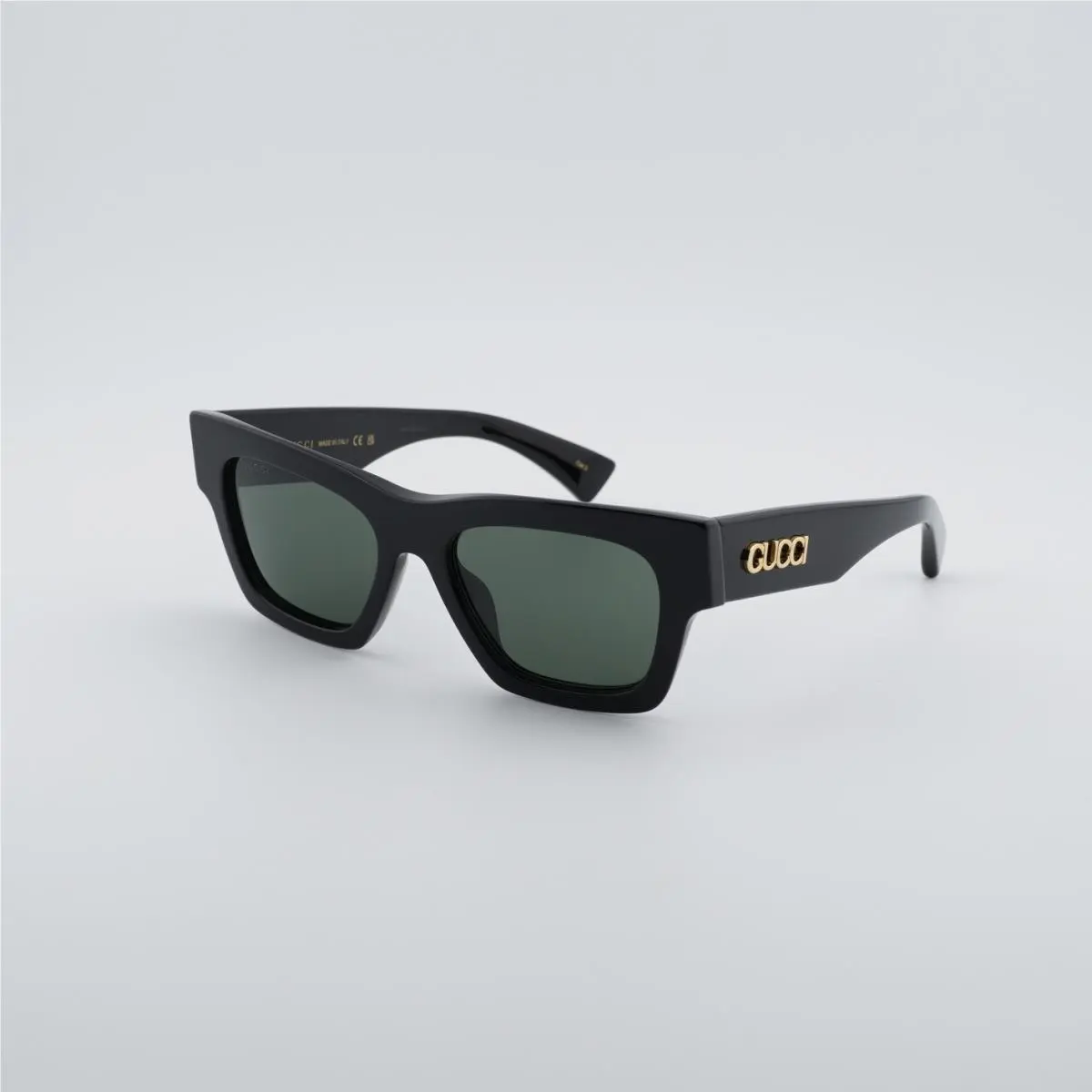 GG1835S 001 Shiny Black/grey 52-18-145 Sunglasses by Gucci