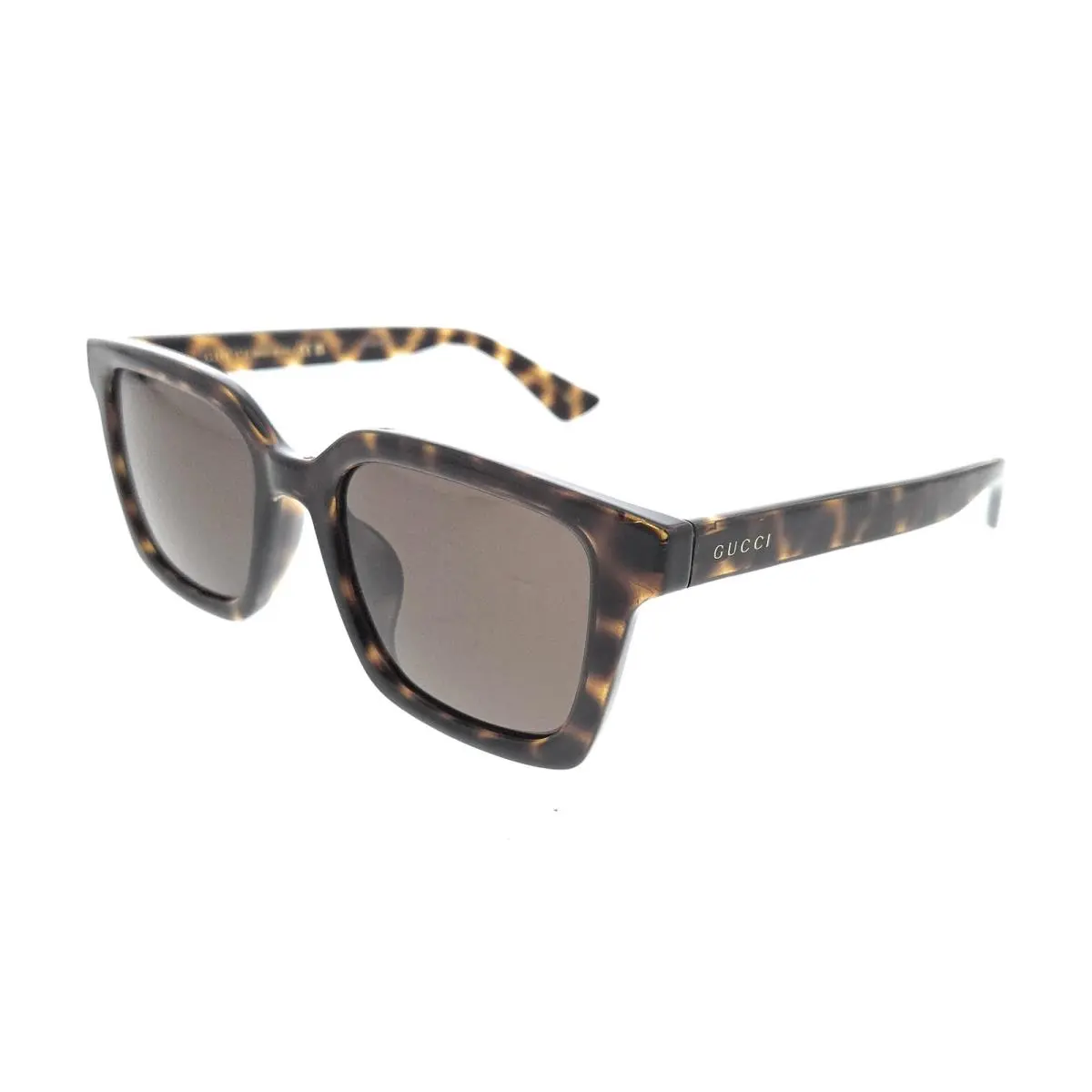 Gucci GG1582SK-002 Havana Brown Rectangular Sunglasses
