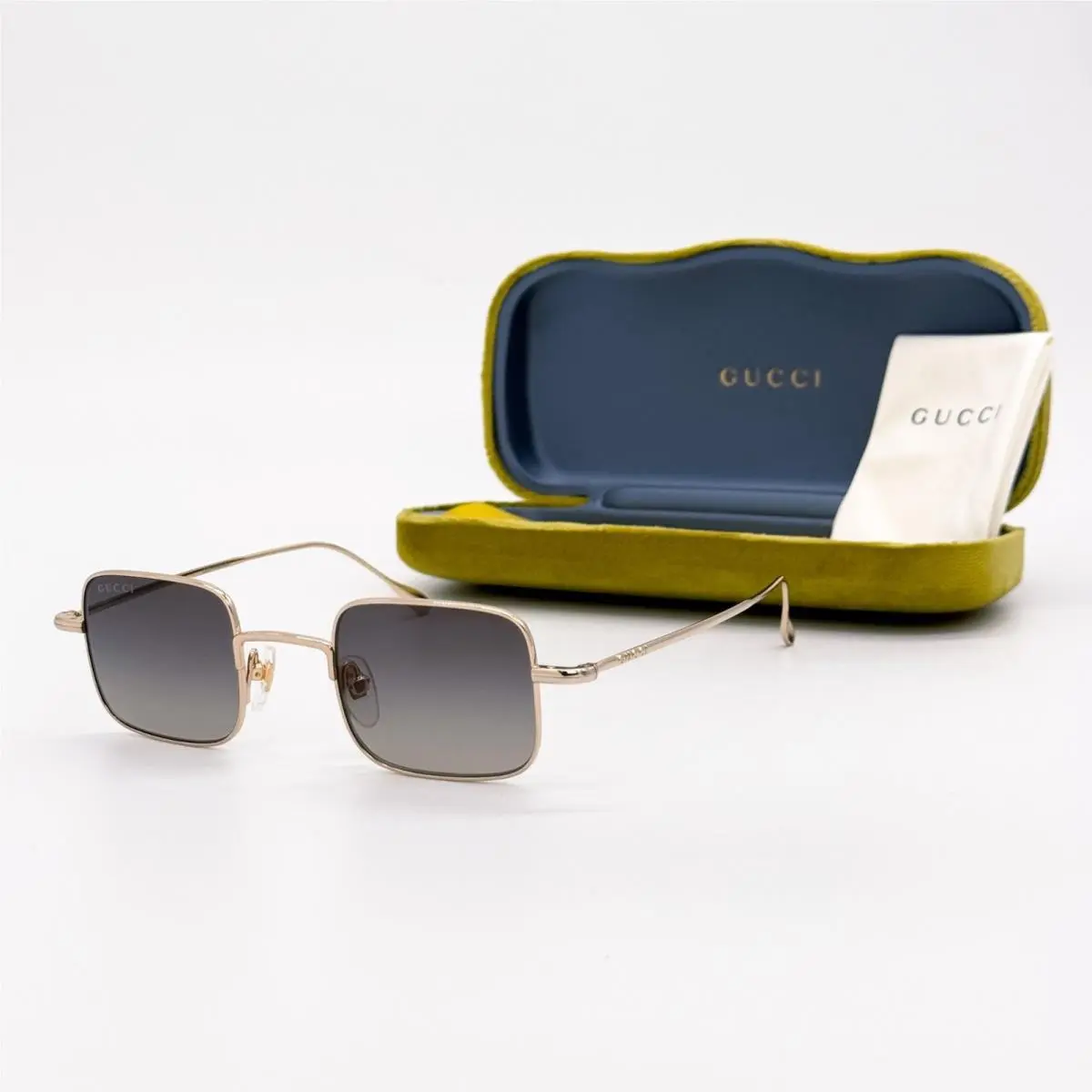 Sunglasses GG1813S 001 Gold/gray Women Eyewear  by Gucci