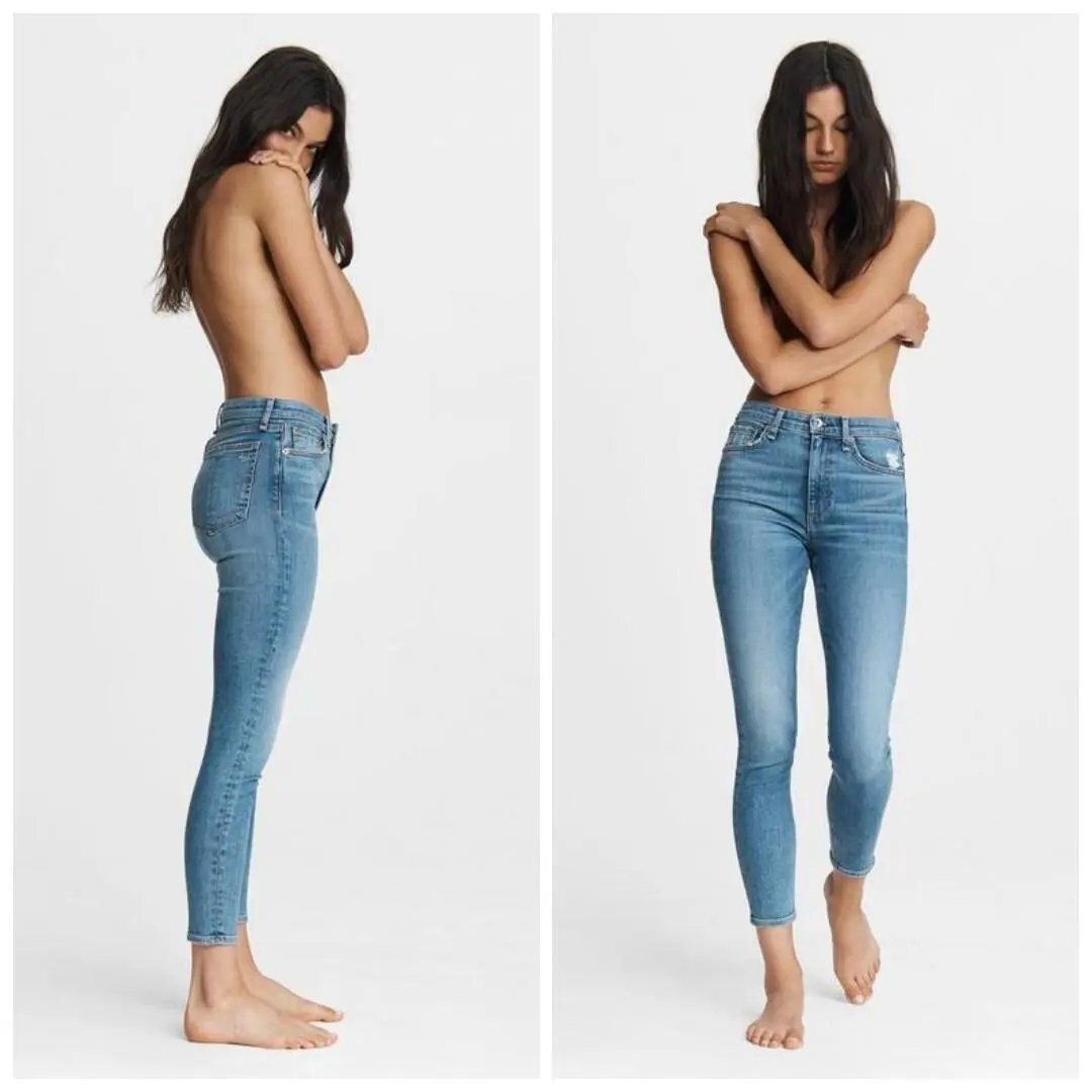 Rag Bone Jeans Nina High Rise Ankle Skinny sz 24 in West Mar