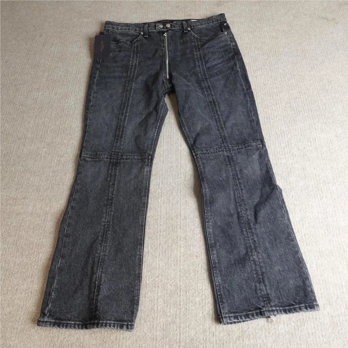 Rag Bone Womens Jeans 31 Gray Black Iver Cropped