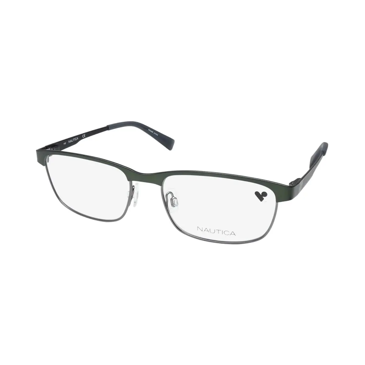 Nautica N7277 Eyeglass Frame/glasses Metal Stainless Steel Frame Durable For Men