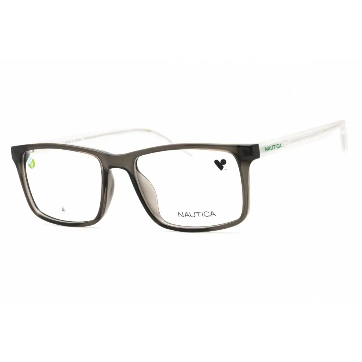 N8182 015 Grey Crystal 53mm Eyeglasses by Nautica