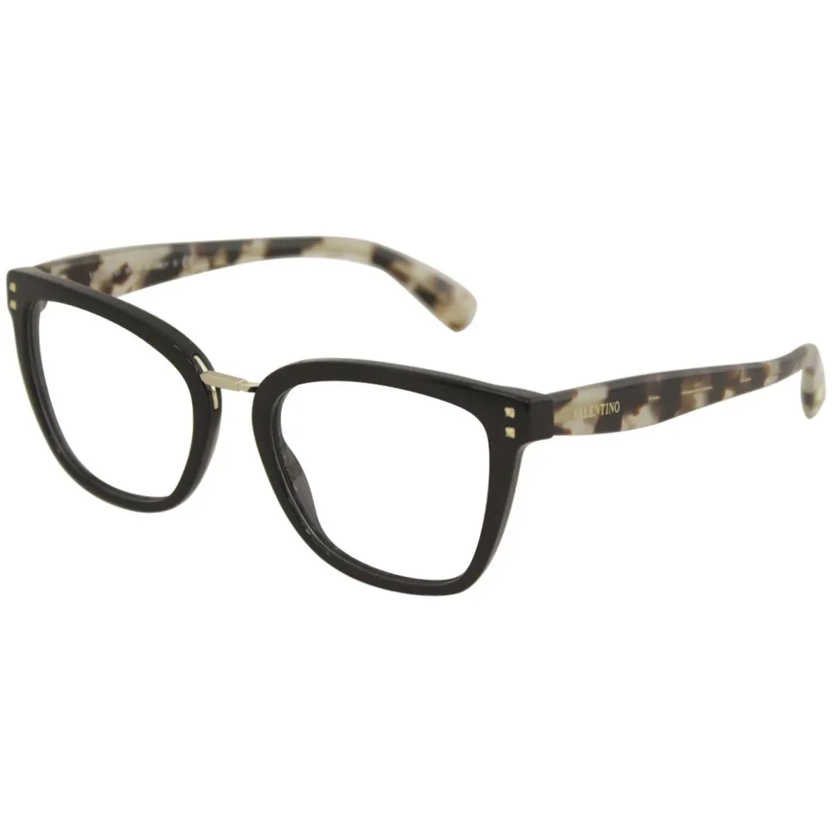 Women`s Eyeglasses VA3026 VA/3026 5001 Black/havana Optical Frame 52mm by Valentino