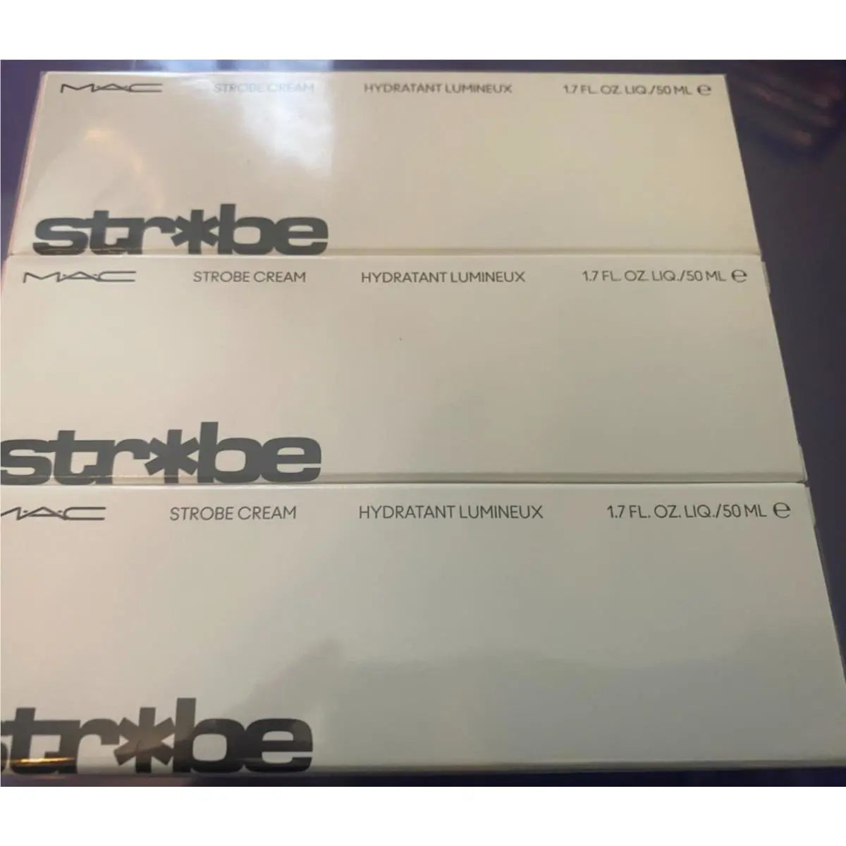 Mac M·a·c Strobe Cream Luminous Finish Pinklite Versatile 50ml 1.7oz Boxed