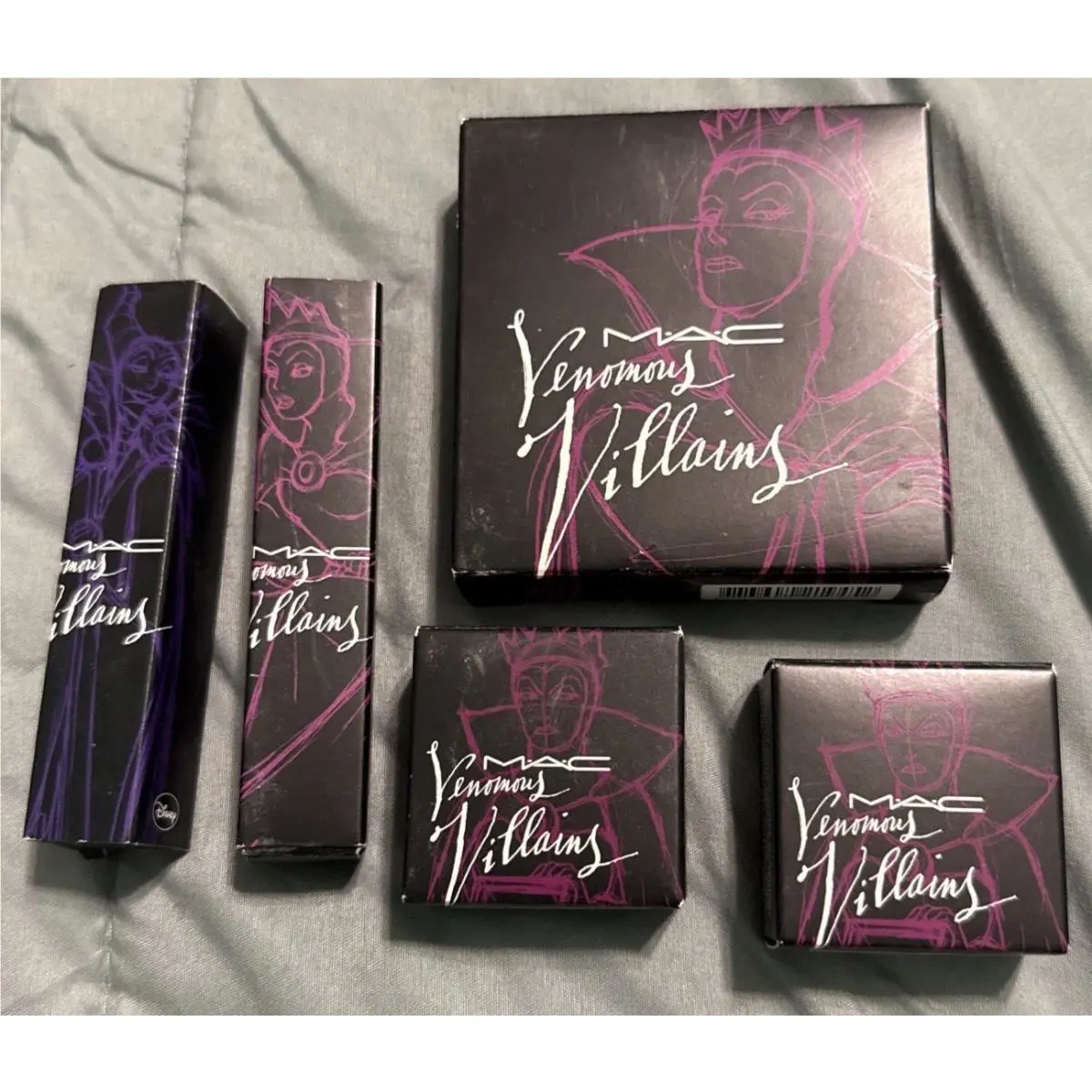 Mac Disney Venomous Villains Maleficent Lot Of 5 Rare Htf