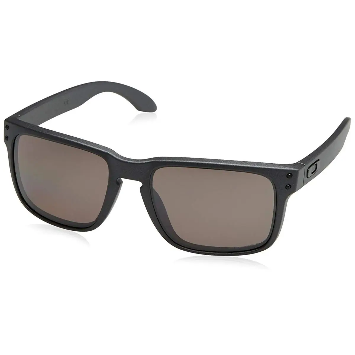 Oakley Mens Holbrook Sunglasses - Steel / Prizm Daily Polarized - Steel/Prizm Daily Polarized, lens__map: Purple
