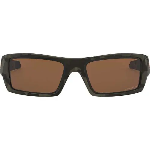 Oakley 0Oo9014 Gascan Rectangle Sunglasses - Matte Olive Camo / Prizm Tungsten - Matte Black/Prizm Sapphire Iridium Polarized, lens__map: Blue
