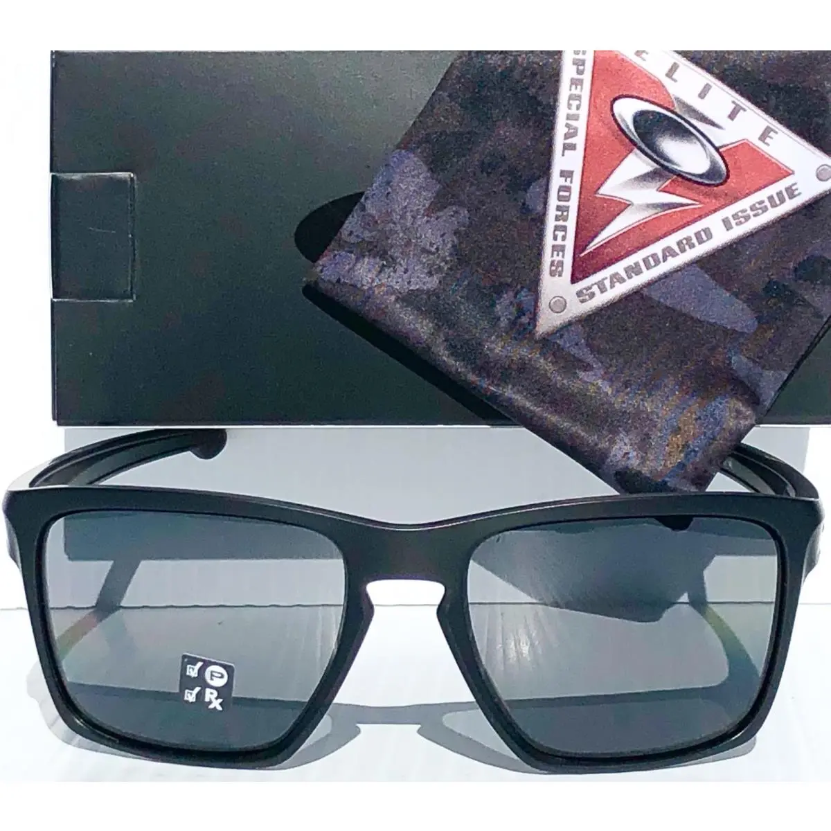 Sliver XL Matte Black Polarized Grey SI Edition Sunglass oo9341-01 by Oakley
