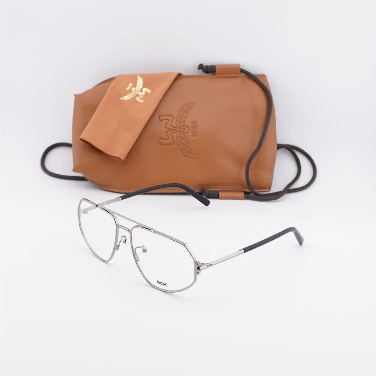 Mcm MW5014-H 014 Shiny Light Ruthenium 58mm Eyeglasses