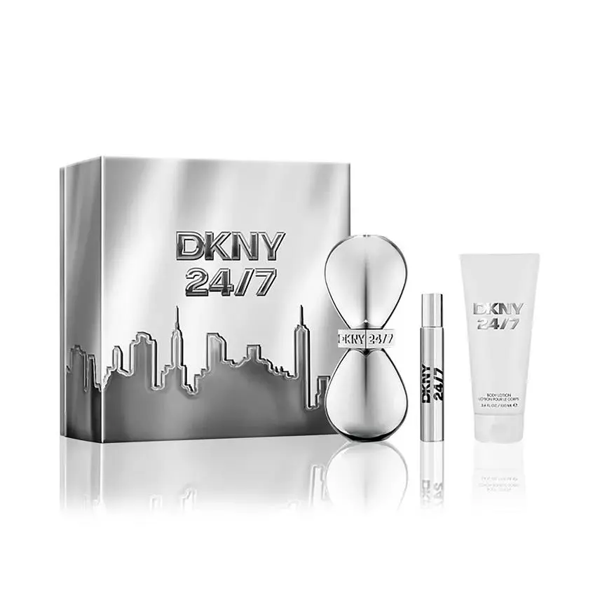 Dkny 24/7 Eau de Parfum 3 Piece Gift Set For Women`s - Perfume Spray 3.4 oz