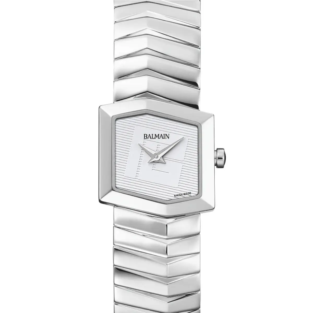 Balmain Taffetas 22.5mm White Dial Women`s Watch B46513328