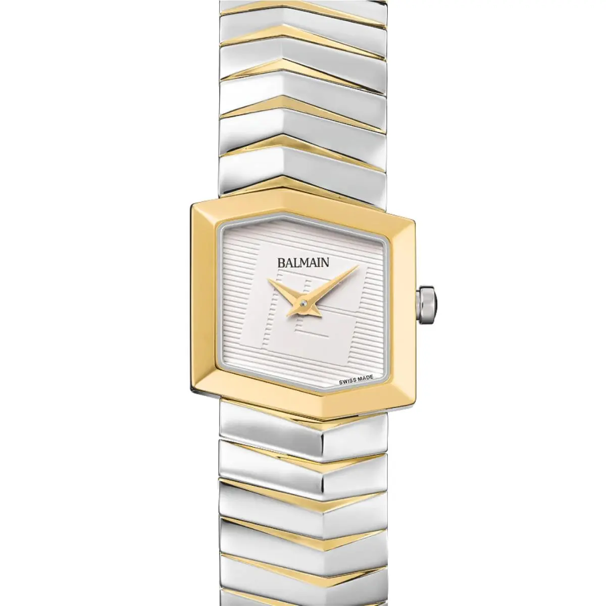 Balmain Taffetas 22.5mm White Dial Women`s Watch B46523928
