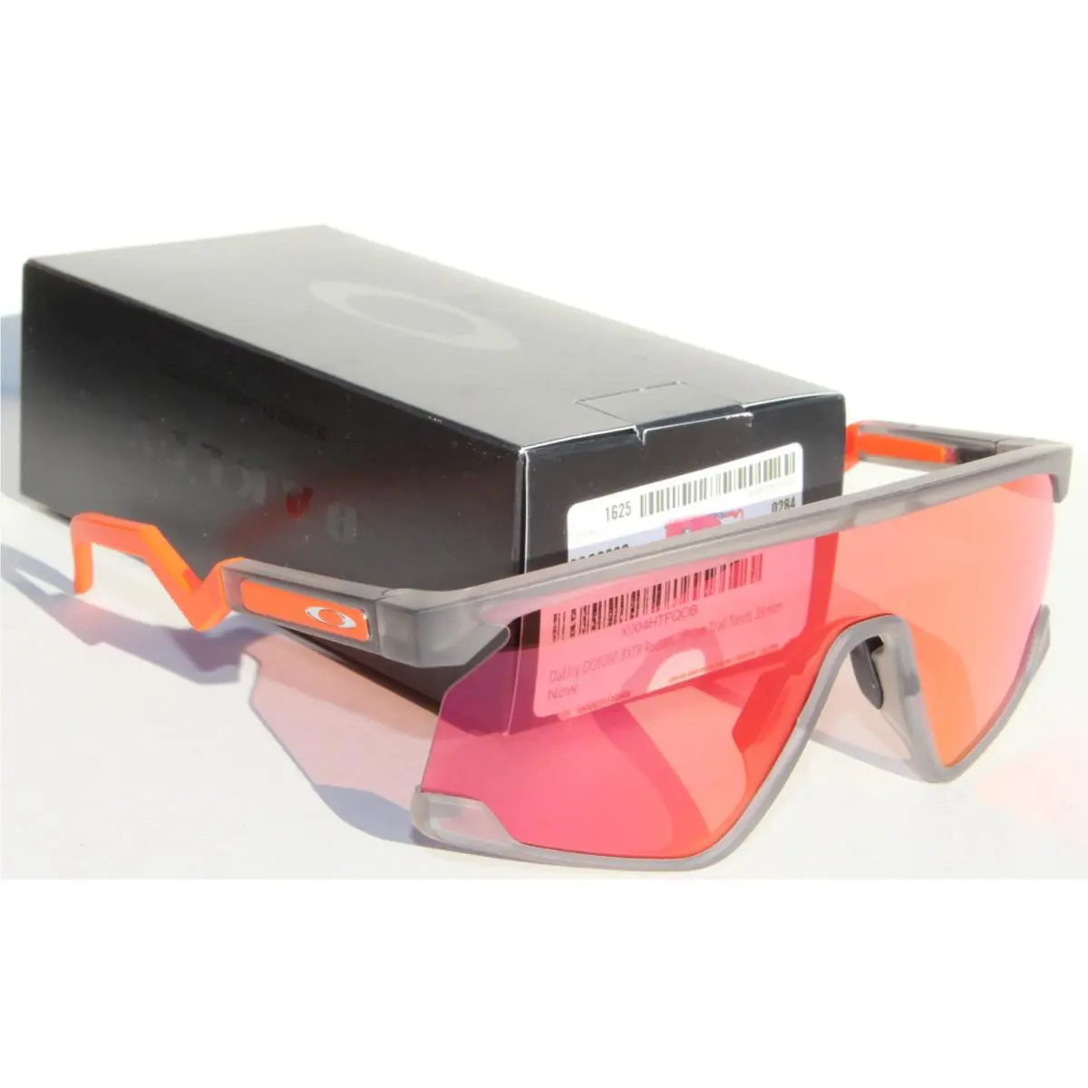 Oakley Bxtr Sunglasses Matte Grey Ink/prizm Trail Torch OO9248-14 - Frame: Grey, Lens: Prizm Trail Torch