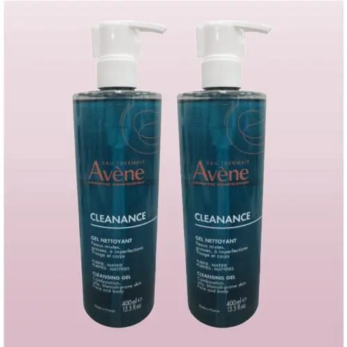 Avene Cleanance Cleansing Gel For Face and Body 13.5 OZ Nwob Exp: 02/2027 2PCS by Avène