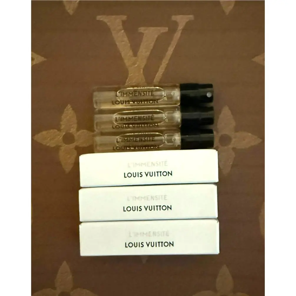 Lot OF 3 Louis Vuitton L’immensite Eau De Parfum Sample Spray 2ml/0.06oz