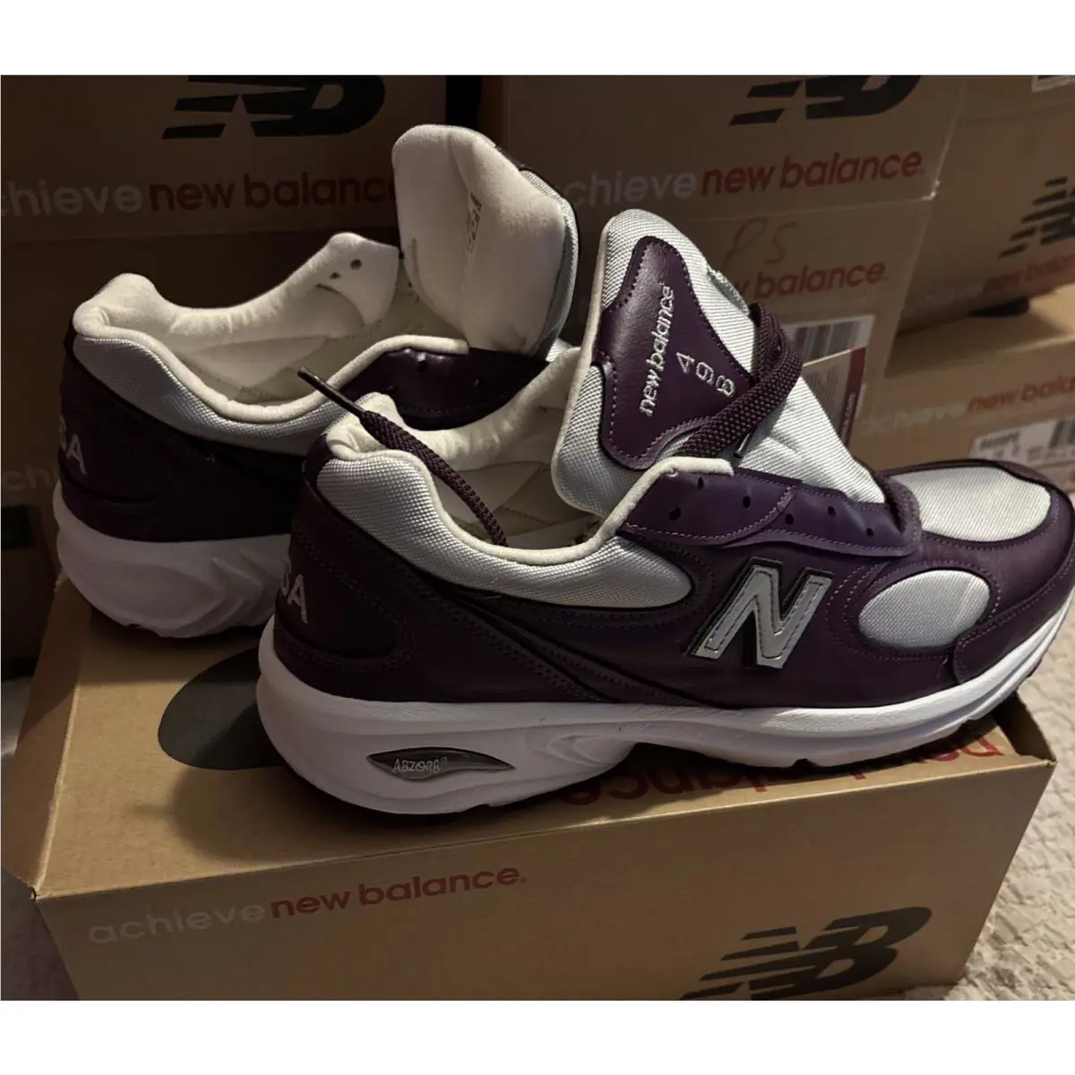 New Balance shoes - New Balance 498 - M498PS - Purple 7