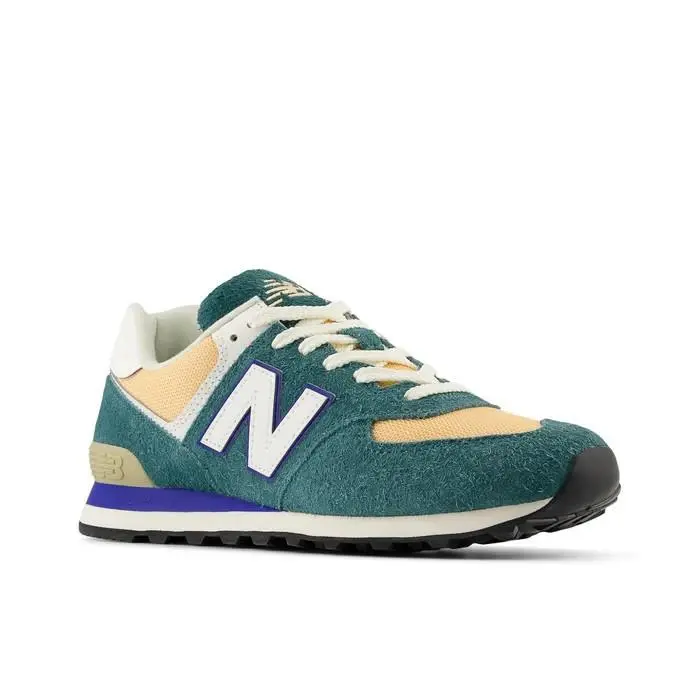 New Balance shoes - New Balance 574 - Green Orange Vert Orange 4