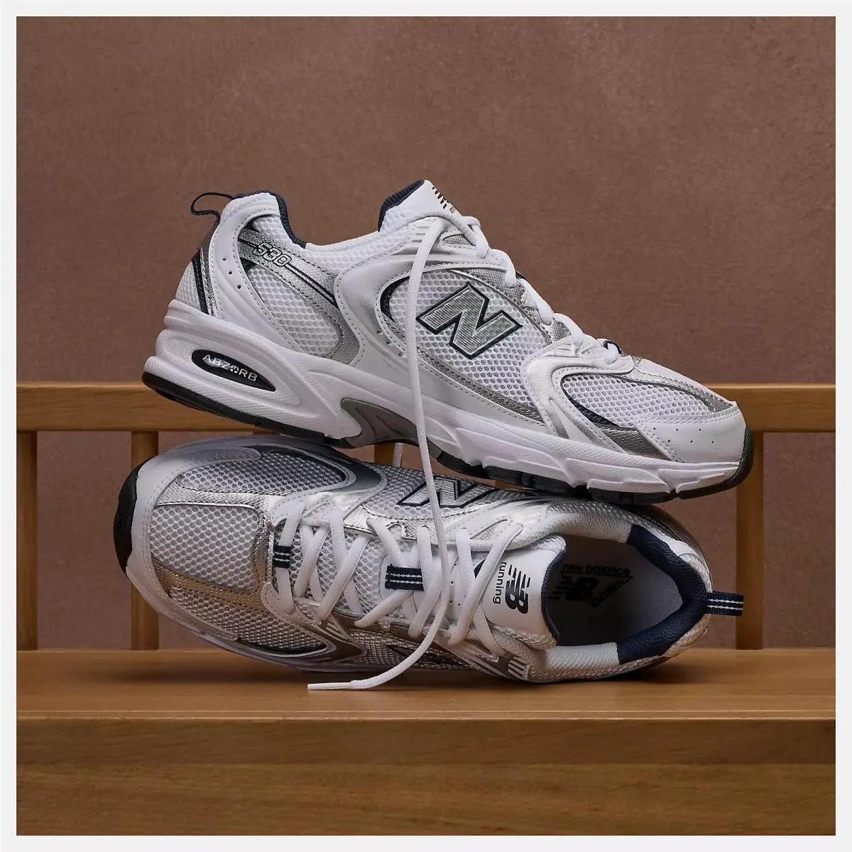 New Balance shoes - MR530SG - MR530SG - WHITE/SILVER/NAVY 3