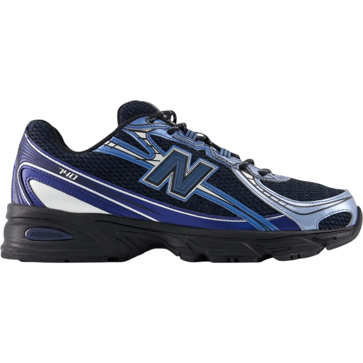New Balance shoes - New Balance 740 - Black/Silver Metallic 34